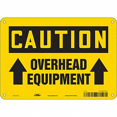 Safety Sign 7 in x 10 in Polyethylene