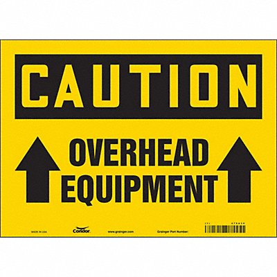 Safety Sign 10 in x 14 in Vinyl