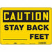 Safety Sign 10 inx14 in Aluminum