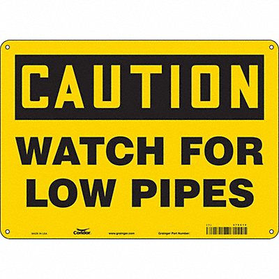 Safety Sign 10 inx14 in Polyethylene