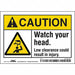 Safety Sign 3 1/2 inx5 in Vinyl