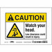 Safety Sign 5 inx7 in Vinyl