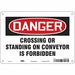 Safety Sign 7 in x 10 in Aluminum