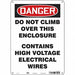 Safety Sign 14 in x 10 in Polyethylene