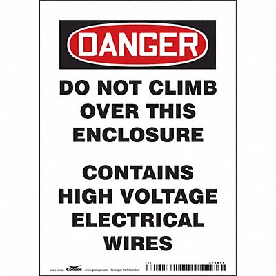 Safety Sign 7 in x 5 in Vinyl
