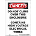 Safety Sign 7 in x 5 in Vinyl