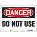Safety Sign 10 inx14 in Aluminum