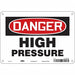 Safety Sign 7 in x 10 in Aluminum