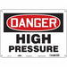 Safety Sign 10 in x 14 in Aluminum