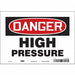 Safety Sign 7 in x 10 in Vinyl