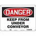 Safety Sign 10 in x 14 in Polyethylene