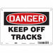 Safety Sign 7 inx10 in Polyethylene