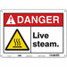 Safety Sign 10 in x 14 in Polyethylene