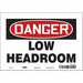 Safety Sign 7 in x 10 in Vinyl