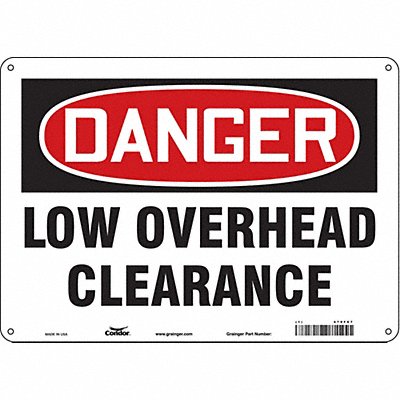 Safety Sign 10 inx14 in Aluminum