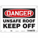 Safety Sign 7 in x 10 in Aluminum