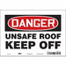 Safety Sign 7 inx10 in Vinyl