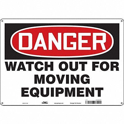 Safety Sign 14 inx20 in Polyethylene