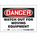Safety Sign 5 in x 7 in Vinyl