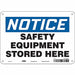 Safety Sign 7 in x 10 in Aluminum