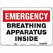 Safety Sign 10 in x 14 in Aluminum
