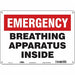 Safety Sign 10 in x 14 in Polyethylene