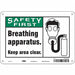 Safety Sign 7 in x 10 in Polyethylene