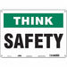 Safety Sign 10 in x 14 in Polyethylene