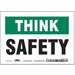 Safety Sign 5 inx7 in Vinyl