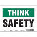 Safety Sign 7 in x 10 in Vinyl