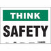 Safety Sign 10 in x 14 in Vinyl