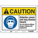 Safety Sign 10 in x 14 in Aluminum