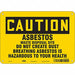 Safety Sign 7 in x 10 in Aluminum