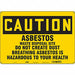 Safety Sign 14 inx20 in Polyethylene