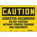 Safety Sign 10 inx14 in Aluminum
