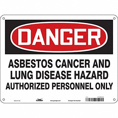 Safety Sign 18 inx24 in Aluminum
