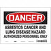 Safety Sign 7 inx10 in Vinyl