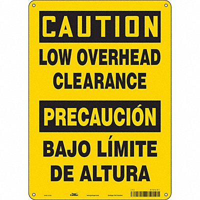Safety Sign 14 inx10 in Polyethylene
