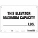 Safety Sign 7 in x 10 in Polyethylene