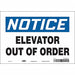 J9185 Safety Sign 7 inx10 in Vinyl