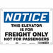 Safety Sign 7 inx10 in Polyethylene