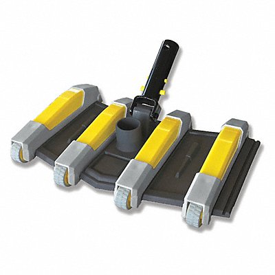 Pool Vacuum Plastic Gray/Yellow 14 L