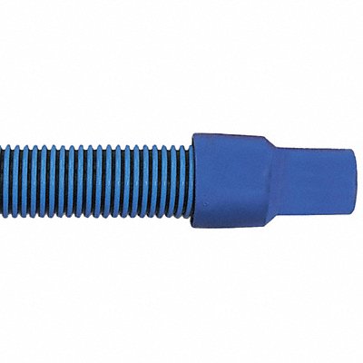 Vacuum Hose Plastic Blue 36 ft L