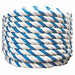 Rope Plastic Blue/White 50 ft 3/4 dia.