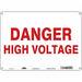 Safety Sign 10 in x 14 in Polyethylene