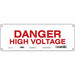 Safety Sign 5 in x 14 in Aluminum
