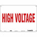 Safety Sign 10 in x 14 in Aluminum