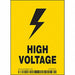 Safety Sign 4in x 2.875in Vinyl PK25