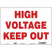 Safety Sign 10 in x 14 in Vinyl