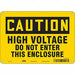 Safety Sign 7 in x 10 in Aluminum